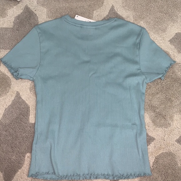 NWT Baby Doll Ribbed Tee 🫰🏼 Adult XS - Picture 4 of 6